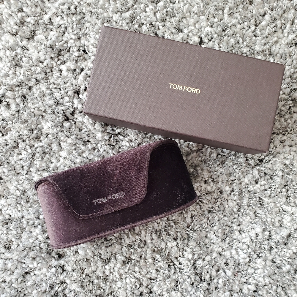 Tom Ford Sunglass Case and Box